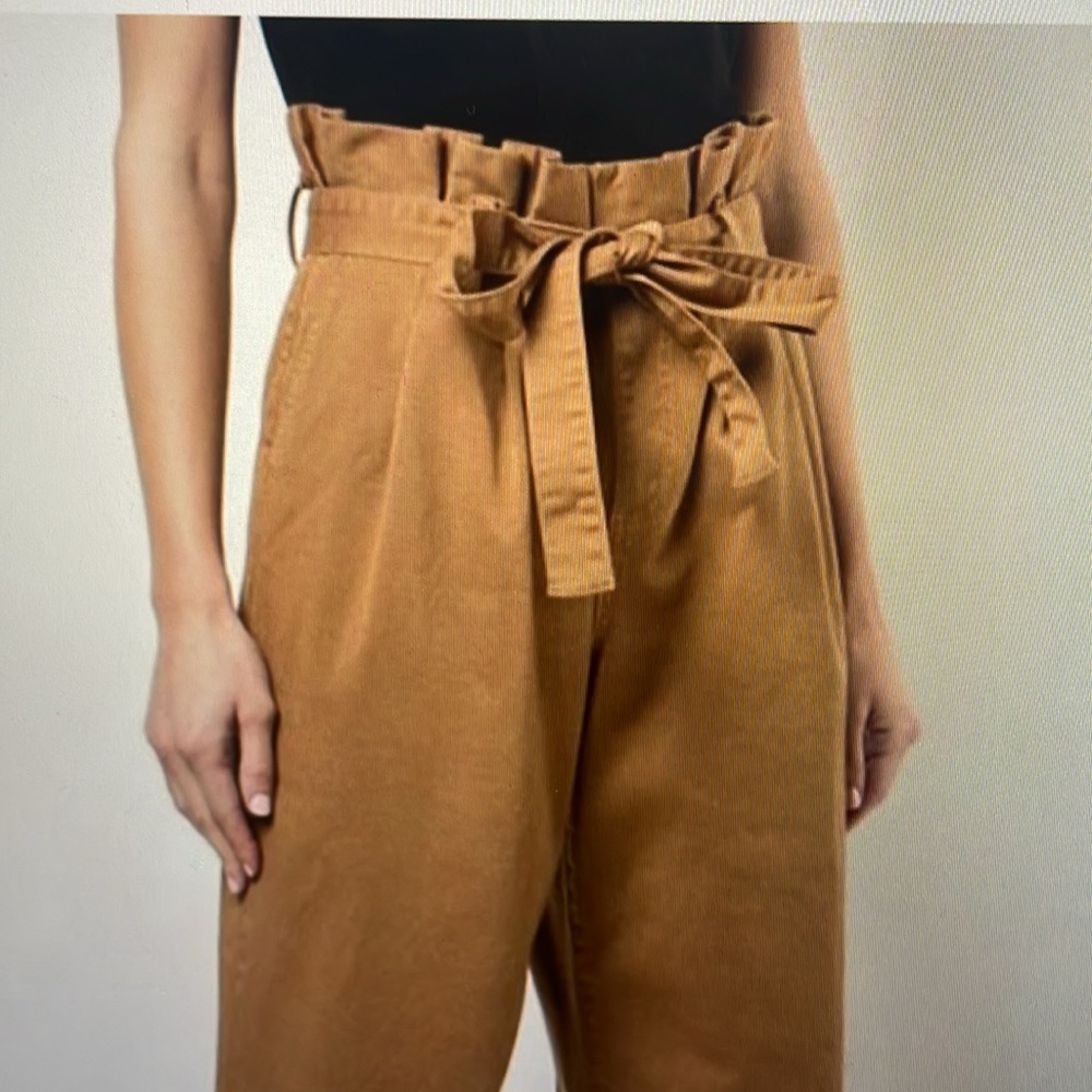 Alice and Olivia Ryan paperbag Brown Pants/jeans
